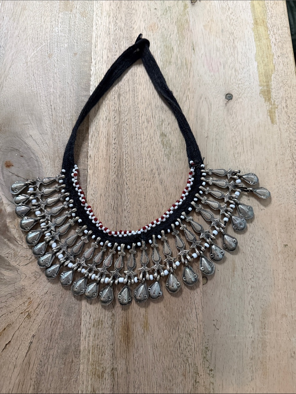 Afghan Kuchi tribal choker necklace